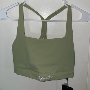 ALPHALETE PULSE KINETIC BRA | SIZE M | MATCHA